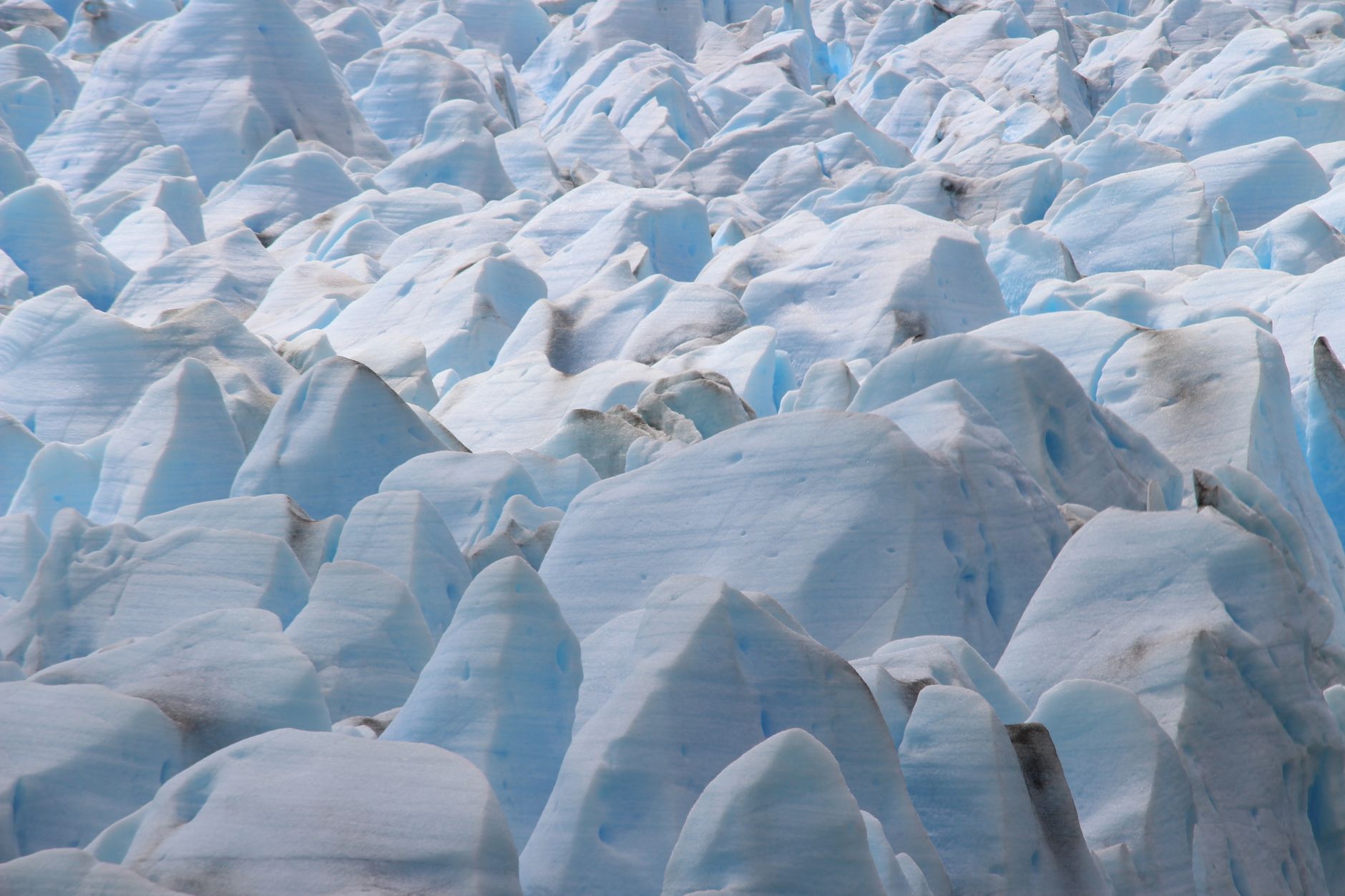 Glacial landscape and cold pristine water in Patagonia